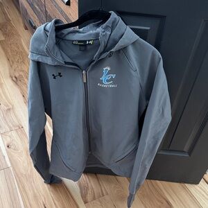 Charcoal Full-Zip Hoodie